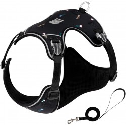 HARNAIS CHIHUAHUA - SPITZ- YORKSHIRE- PEKINOIS- PINSCHER- TECKEL- SHIH TZU- CANICHE- SOFT + LAISSE