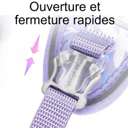 HARNAIS CHIHUAHUA - SPITZ- YORKSHIRE- PEKINOIS- PINSCHER- TECKEL- SHIH TZU- CANICHE- SOFT + LAISSE